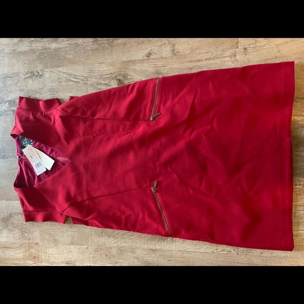 Red Nicole Miller dress